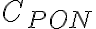 C_{PON}
