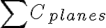 \sum C_{planes}