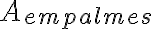 A_{empalmes}