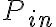 P_{in}