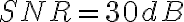 SNR=30 dB