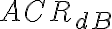 ACR_{dB}